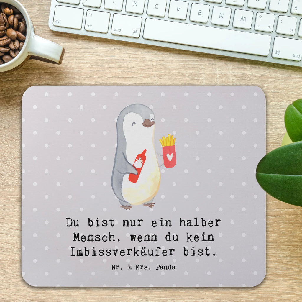 Mauspad Imbissverkäufer mit Herz Mousepad, Computer zubehör, Büroausstattung, PC Zubehör, Arbeitszimmer, Mauspad, Einzigartiges Mauspad, Designer Mauspad, Mausunterlage, Mauspad Büro, Beruf, Ausbildung, Jubiläum, Abschied, Rente, Kollege, Kollegin, Geschenk, Schenken, Arbeitskollege, Mitarbeiter, Firma, Danke, Dankeschön, Imbissbesitzer, Imbissverkäufer, Pommesverkäufer, Pommesliebe