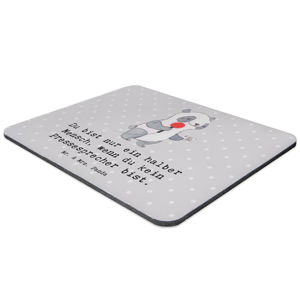 Mauspad Pressesprecher mit Herz Mousepad, Computer zubehör, Büroausstattung, PC Zubehör, Arbeitszimmer, Mauspad, Einzigartiges Mauspad, Designer Mauspad, Mausunterlage, Mauspad Büro, Beruf, Ausbildung, Jubiläum, Abschied, Rente, Kollege, Kollegin, Geschenk, Schenken, Arbeitskollege, Mitarbeiter, Firma, Danke, Dankeschön