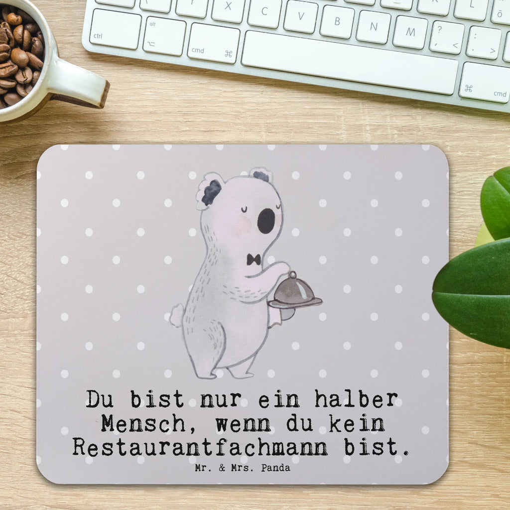 Mauspad Restaurantfachmann Herz Mousepad, Computer zubehör, Büroausstattung, PC Zubehör, Arbeitszimmer, Mauspad, Einzigartiges Mauspad, Designer Mauspad, Mausunterlage, Mauspad Büro, Beruf, Ausbildung, Jubiläum, Abschied, Rente, Kollege, Kollegin, Geschenk, Schenken, Arbeitskollege, Mitarbeiter, Firma, Danke, Dankeschön