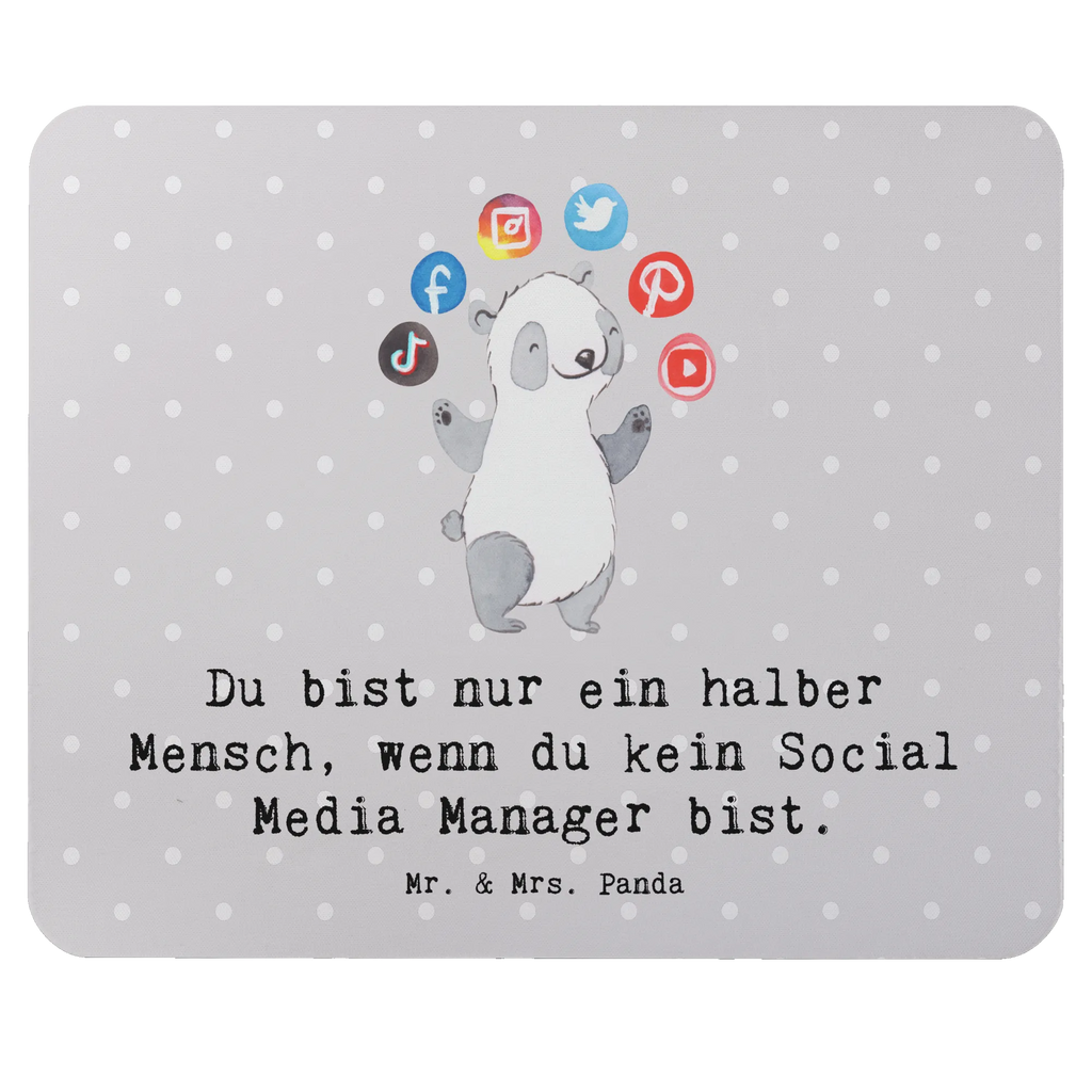 Mauspad Social Media Manager mit Herz Mousepad, Computer zubehör, Büroausstattung, PC Zubehör, Arbeitszimmer, Mauspad, Einzigartiges Mauspad, Designer Mauspad, Mausunterlage, Mauspad Büro, Beruf, Ausbildung, Jubiläum, Abschied, Rente, Kollege, Kollegin, Geschenk, Schenken, Arbeitskollege, Mitarbeiter, Firma, Danke, Dankeschön