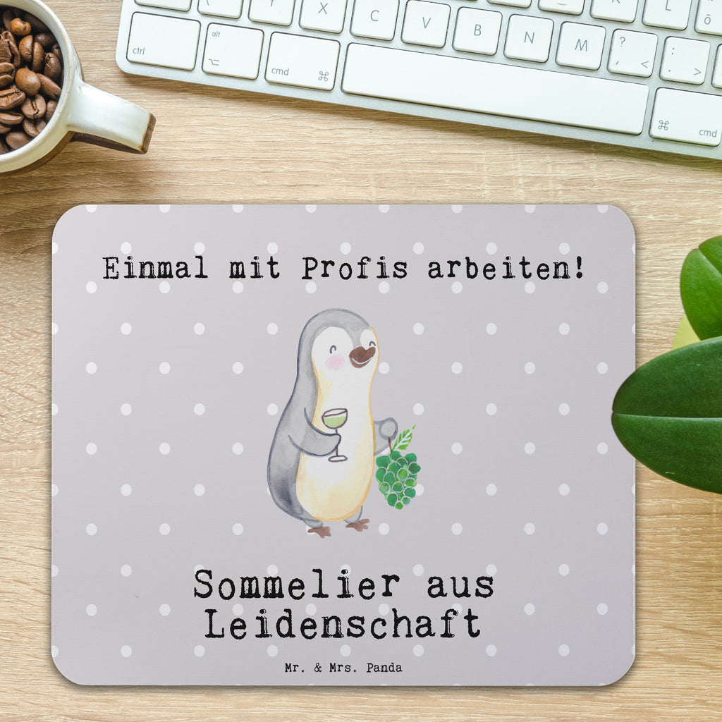 Mauspad Sommelier aus Leidenschaft Mousepad, Computer zubehör, Büroausstattung, PC Zubehör, Arbeitszimmer, Mauspad, Einzigartiges Mauspad, Designer Mauspad, Mausunterlage, Mauspad Büro, Beruf, Ausbildung, Jubiläum, Abschied, Rente, Kollege, Kollegin, Geschenk, Schenken, Arbeitskollege, Mitarbeiter, Firma, Danke, Dankeschön