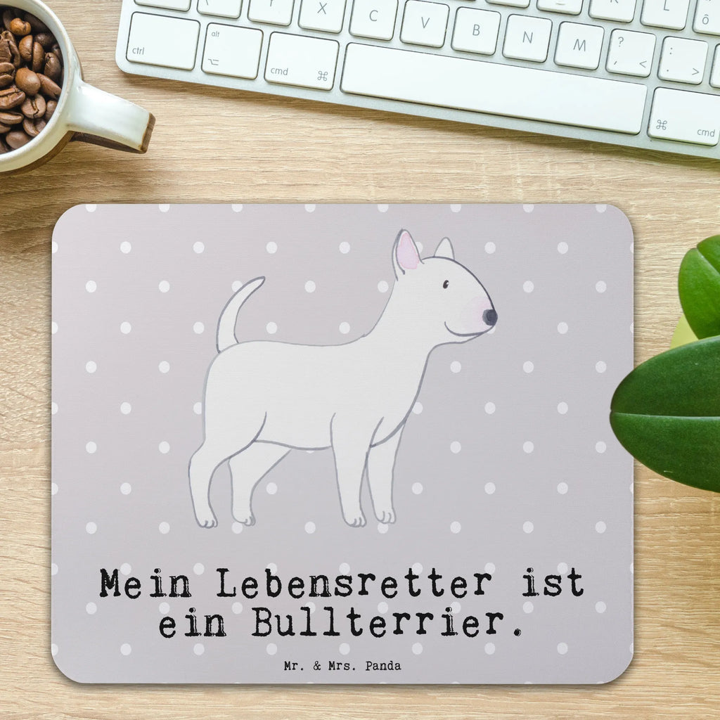 Mauspad Bullterrier Lebensretter Mousepad, Computer zubehör, Büroausstattung, PC Zubehör, Arbeitszimmer, Mauspad, Einzigartiges Mauspad, Designer Mauspad, Mausunterlage, Mauspad Büro, Hund, Hunderasse, Rassehund, Hundebesitzer, Geschenk, Tierfreund, Schenken, Welpe, Bullterrier