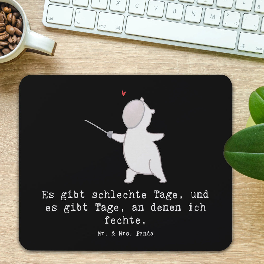 Mauspad Panda Fechten Mousepad, Computer zubehör, Büroausstattung, PC Zubehör, Arbeitszimmer, Mauspad, Einzigartiges Mauspad, Designer Mauspad, Mausunterlage, Mauspad Büro, Geschenk, Sport, Sportart, Hobby, Schenken, Danke, Dankeschön, Auszeichnung, Gewinn, Sportler, Fechten, Fechter Bund, Fecht Verein, Fecht Club