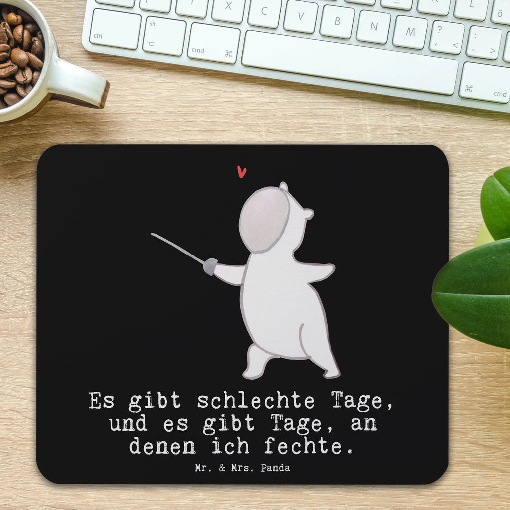 Mauspad Panda Fechten Mousepad, Computer zubehör, Büroausstattung, PC Zubehör, Arbeitszimmer, Mauspad, Einzigartiges Mauspad, Designer Mauspad, Mausunterlage, Mauspad Büro, Geschenk, Sport, Sportart, Hobby, Schenken, Danke, Dankeschön, Auszeichnung, Gewinn, Sportler, Fechten, Fechter Bund, Fecht Verein, Fecht Club