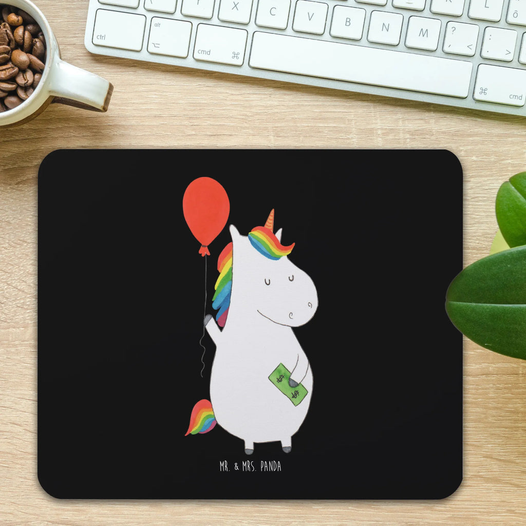 Mauspad Einhorn Luftballon Mousepad, Computer zubehör, Büroausstattung, PC Zubehör, Arbeitszimmer, Mauspad, Einzigartiges Mauspad, Designer Mauspad, Mausunterlage, Mauspad Büro, Einhorn, Einhörner, Einhorn Deko, Pegasus, Unicorn, Luftballon, Geld, Lebenslust, Freude, Geschenk, Freundin