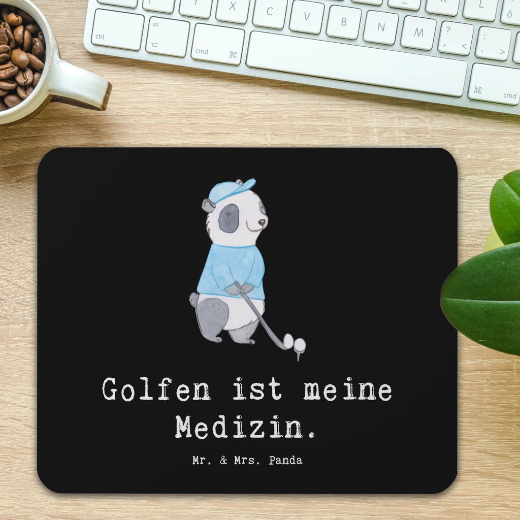 Mauspad Panda Golfen Mousepad, Computer zubehör, Büroausstattung, PC Zubehör, Arbeitszimmer, Mauspad, Einzigartiges Mauspad, Designer Mauspad, Mausunterlage, Mauspad Büro, Geschenk, Sport, Sportart, Hobby, Schenken, Danke, Dankeschön, Auszeichnung, Gewinn, Sportler, Golfen, Golf spielen, Golfplatz, Golfturnier, Golf Verein