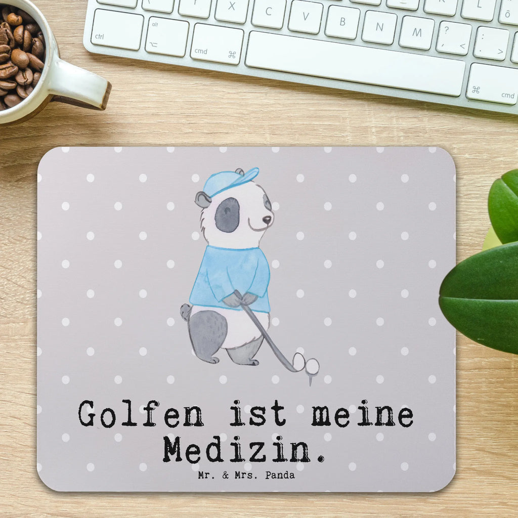 Mauspad Panda Golfen Mousepad, Computer zubehör, Büroausstattung, PC Zubehör, Arbeitszimmer, Mauspad, Einzigartiges Mauspad, Designer Mauspad, Mausunterlage, Mauspad Büro, Geschenk, Sport, Sportart, Hobby, Schenken, Danke, Dankeschön, Auszeichnung, Gewinn, Sportler, Golfen, Golf spielen, Golfplatz, Golfturnier, Golf Verein