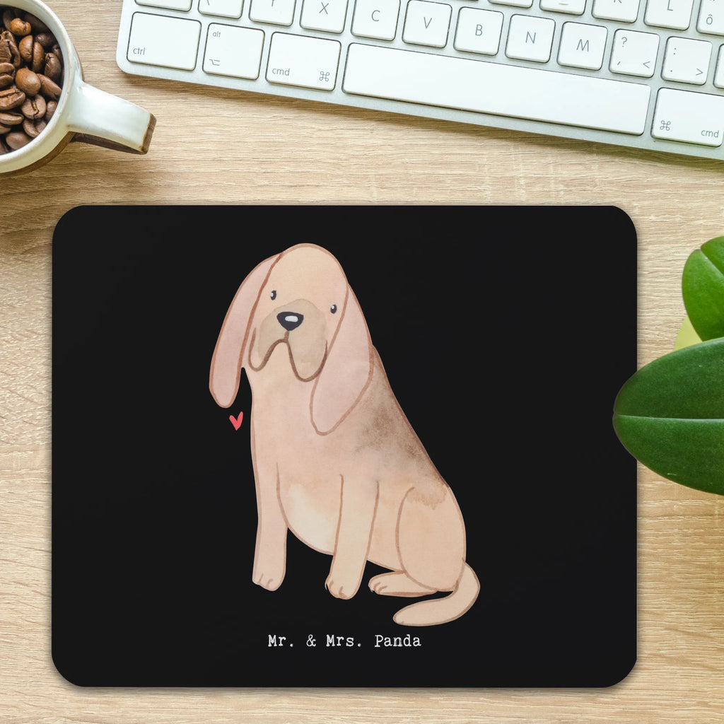 Mauspad Bloodhound Lebensretter Mousepad, Computer zubehör, Büroausstattung, PC Zubehör, Arbeitszimmer, Mauspad, Einzigartiges Mauspad, Designer Mauspad, Mausunterlage, Mauspad Büro, Hund, Hunderasse, Rassehund, Hundebesitzer, Geschenk, Tierfreund, Schenken, Welpe, Bluthund, Bloodhound, St. Hubertushund, Chien de Saint Hubert