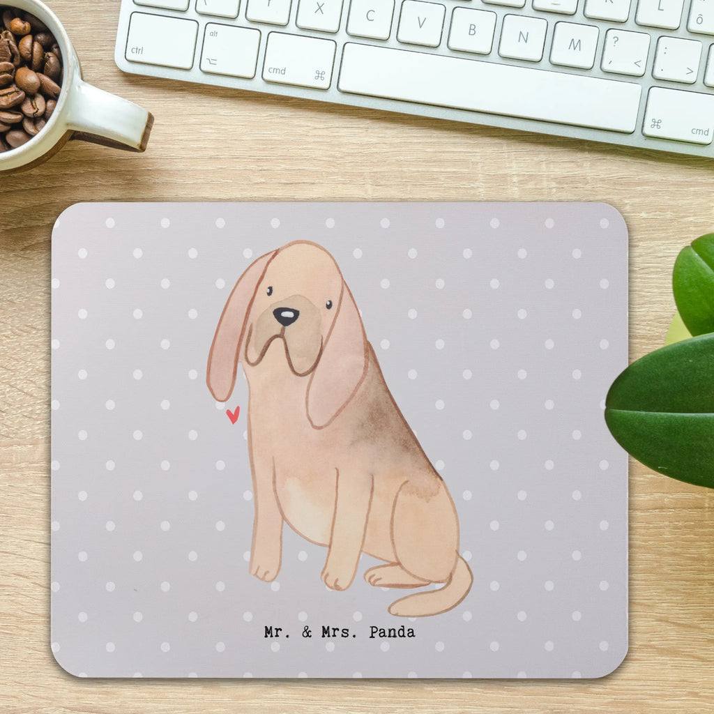 Mauspad Bloodhound Lebensretter Mousepad, Computer zubehör, Büroausstattung, PC Zubehör, Arbeitszimmer, Mauspad, Einzigartiges Mauspad, Designer Mauspad, Mausunterlage, Mauspad Büro, Hund, Hunderasse, Rassehund, Hundebesitzer, Geschenk, Tierfreund, Schenken, Welpe, Bluthund, Bloodhound, St. Hubertushund, Chien de Saint Hubert