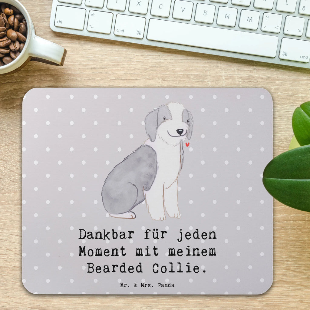 Mauspad Bearded Collie Moment Mousepad, Computer zubehör, Büroausstattung, PC Zubehör, Arbeitszimmer, Mauspad, Einzigartiges Mauspad, Designer Mauspad, Mausunterlage, Mauspad Büro, Hund, Hunderasse, Rassehund, Hundebesitzer, Geschenk, Tierfreund, Schenken, Welpe, Bearded Collie, britischer Hütehund