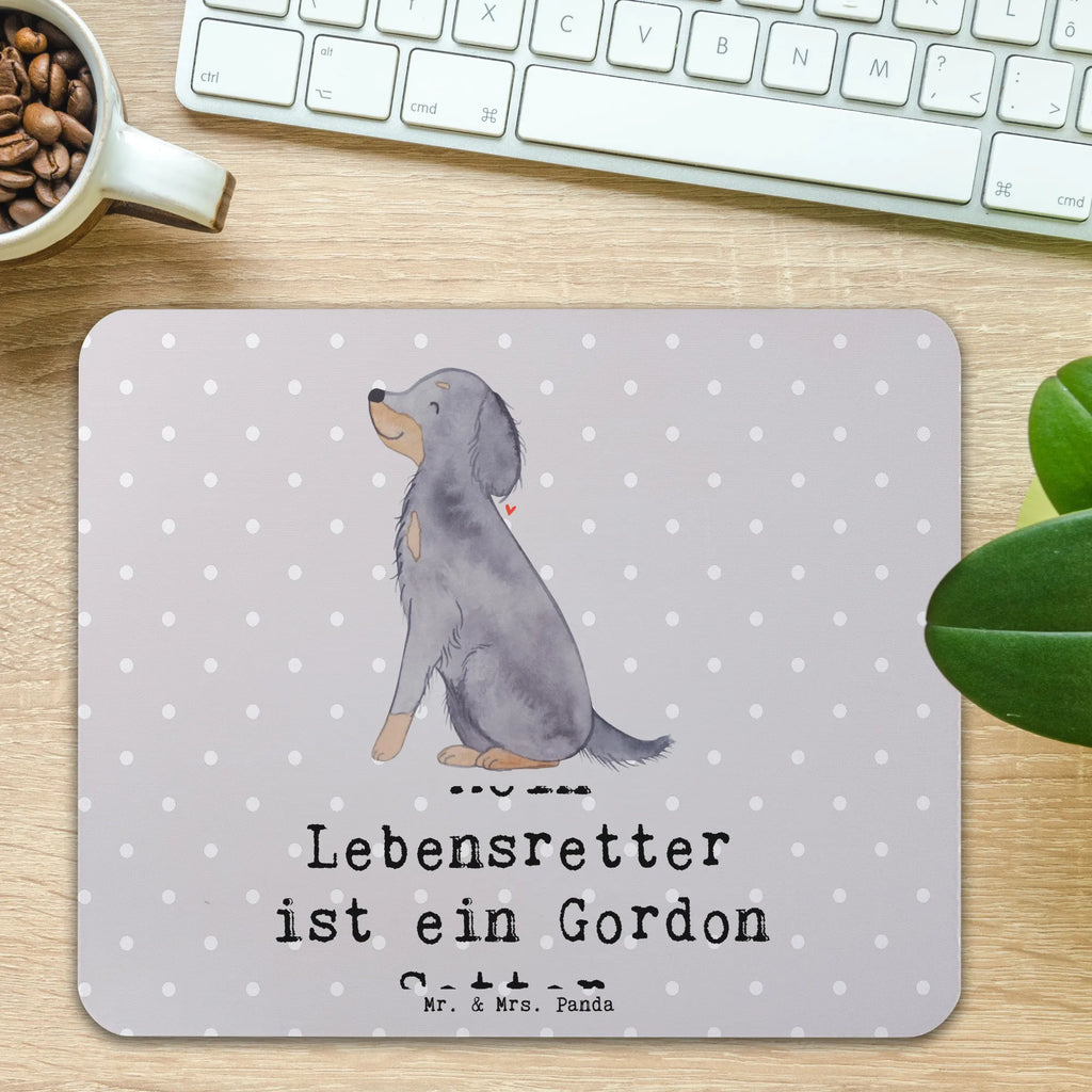 Mauspad Gordon Setter Lebensretter Mousepad, Computer zubehör, Büroausstattung, PC Zubehör, Arbeitszimmer, Mauspad, Einzigartiges Mauspad, Designer Mauspad, Mausunterlage, Mauspad Büro, Hund, Hunderasse, Rassehund, Hundebesitzer, Geschenk, Tierfreund, Schenken, Welpe, Gordon Shetter, Jagdhund