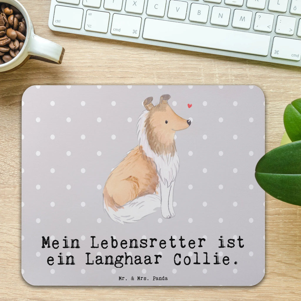 Mauspad Langhaar Collie Lebensretter Mousepad, Computer zubehör, Büroausstattung, PC Zubehör, Arbeitszimmer, Mauspad, Einzigartiges Mauspad, Designer Mauspad, Mausunterlage, Mauspad Büro, Hund, Hunderasse, Rassehund, Hundebesitzer, Geschenk, Tierfreund, Schenken, Welpe, Langhaar Collie, britischer Hütehund