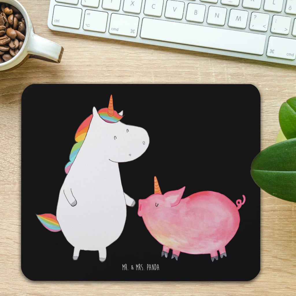 Mauspad Einhorn Schwein Mousepad, Computer zubehör, Büroausstattung, PC Zubehör, Arbeitszimmer, Mauspad, Einzigartiges Mauspad, Designer Mauspad, Mausunterlage, Mauspad Büro, Einhorn, Einhörner, Einhorn Deko, Pegasus, Unicorn, Freundschaft, Schweinhorn, Schwein, Freundin, Schweinchen