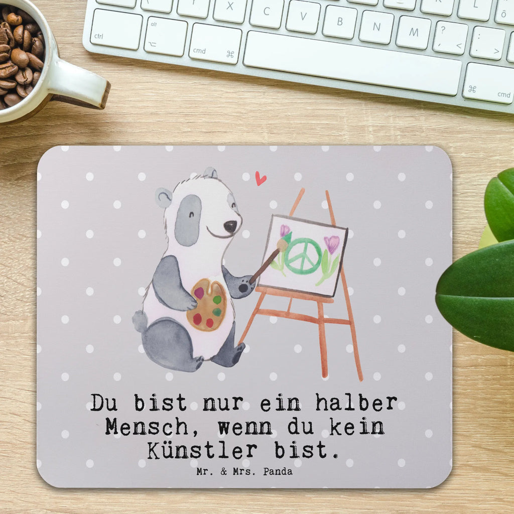 Mauspad Künstler mit Herz Mousepad, Computer zubehör, Büroausstattung, PC Zubehör, Arbeitszimmer, Mauspad, Einzigartiges Mauspad, Designer Mauspad, Mausunterlage, Mauspad Büro, Beruf, Ausbildung, Jubiläum, Abschied, Rente, Kollege, Kollegin, Geschenk, Schenken, Arbeitskollege, Mitarbeiter, Firma, Danke, Dankeschön, Künstler, Maler, Kunstmaler, Galerie Eröffnung, Kunstschule