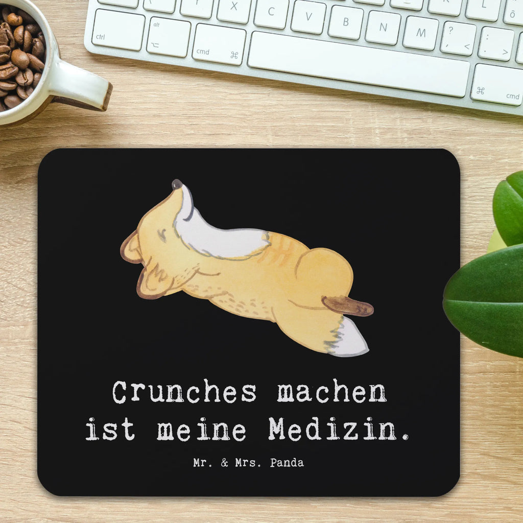 Mauspad Fuchs Crunches Mousepad, Computer zubehör, Büroausstattung, PC Zubehör, Arbeitszimmer, Mauspad, Einzigartiges Mauspad, Designer Mauspad, Mausunterlage, Mauspad Büro, Geschenk, Sport, Sportart, Hobby, Schenken, Danke, Dankeschön, Auszeichnung, Gewinn, Sportler, Crunches, Fitness, Bauchpressen, Fitnessstudio