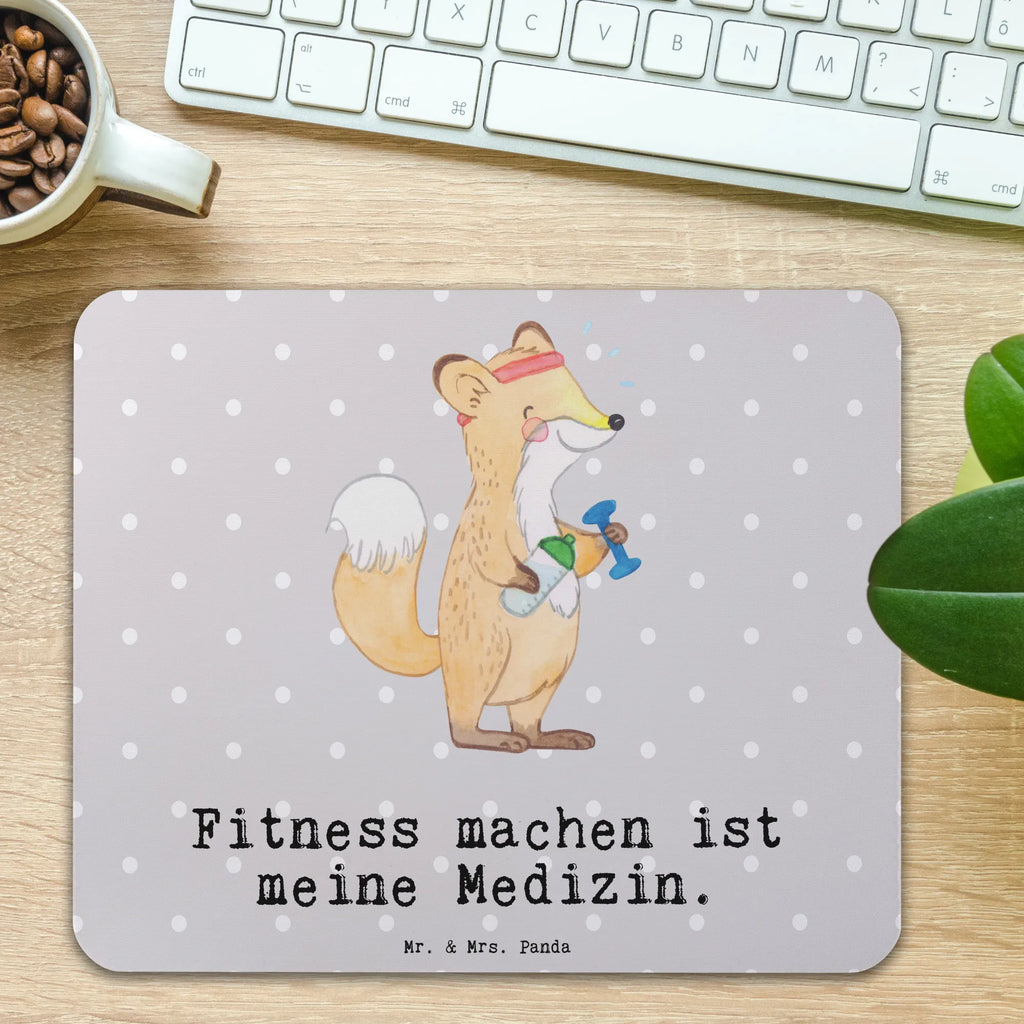 Mauspad Fuchs Fitness Mousepad, Computer zubehör, Büroausstattung, PC Zubehör, Arbeitszimmer, Mauspad, Einzigartiges Mauspad, Designer Mauspad, Mausunterlage, Mauspad Büro, Geschenk, Sport, Sportart, Hobby, Schenken, Danke, Dankeschön, Auszeichnung, Gewinn, Sportler, Fitness, Sport treiben, Fitnessstudio, Sportclub, Kraftsport