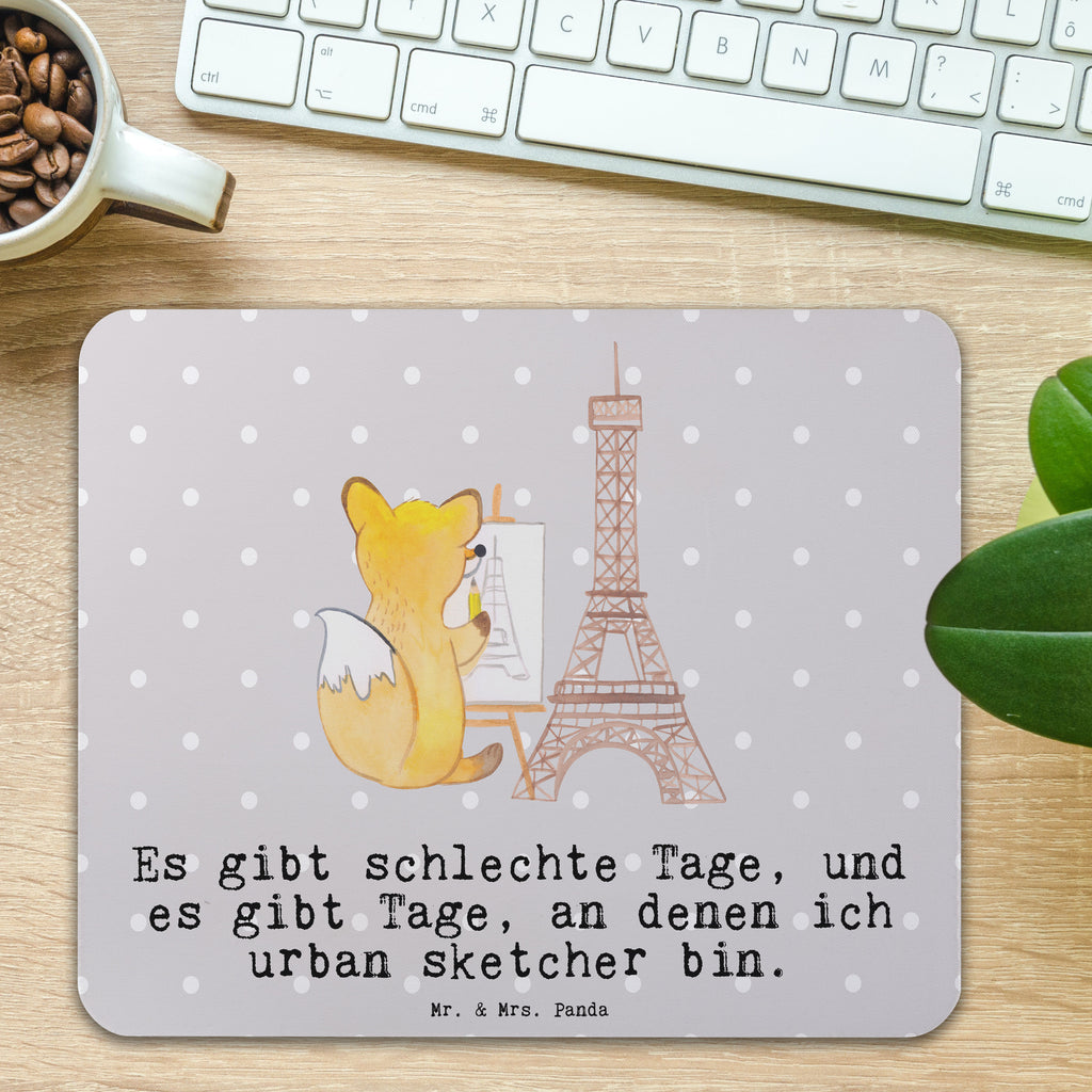 Mauspad Fuchs Urban sketching Mousepad, Computer zubehör, Büroausstattung, PC Zubehör, Arbeitszimmer, Mauspad, Einzigartiges Mauspad, Designer Mauspad, Mausunterlage, Mauspad Büro, Geschenk, Sport, Sportart, Hobby, Schenken, Danke, Dankeschön, Auszeichnung, Gewinn, Sportler, Urban Sketching, Zeichnen, Künstler, Malen, Zeichenschule