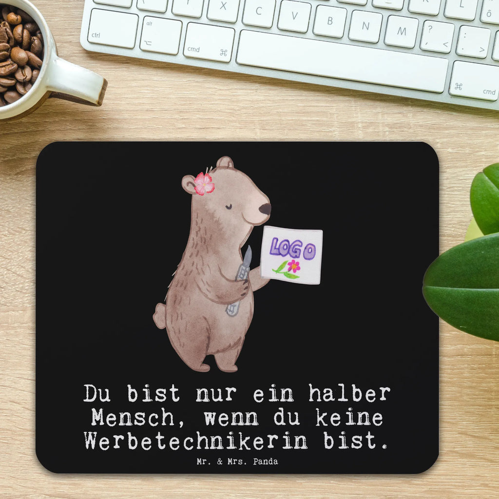 Mauspad Werbetechnikerin mit Herz Mousepad, Computer zubehör, Büroausstattung, PC Zubehör, Arbeitszimmer, Mauspad, Einzigartiges Mauspad, Designer Mauspad, Mausunterlage, Mauspad Büro, Beruf, Ausbildung, Jubiläum, Abschied, Rente, Kollege, Kollegin, Geschenk, Schenken, Arbeitskollege, Mitarbeiter, Firma, Danke, Dankeschön