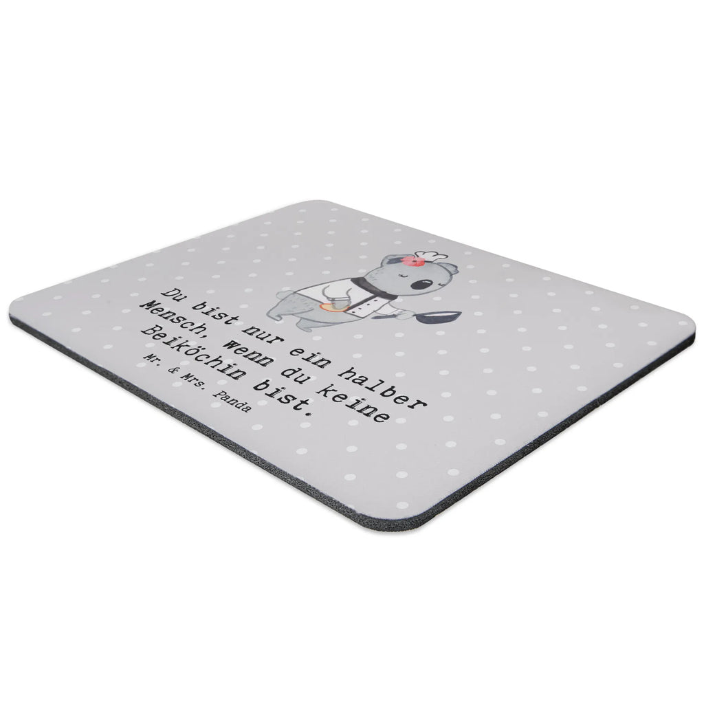 Mauspad Beiköchin mit Herz Mousepad, Computer zubehör, Büroausstattung, PC Zubehör, Arbeitszimmer, Mauspad, Einzigartiges Mauspad, Designer Mauspad, Mausunterlage, Mauspad Büro, Beruf, Ausbildung, Jubiläum, Abschied, Rente, Kollege, Kollegin, Geschenk, Schenken, Arbeitskollege, Mitarbeiter, Firma, Danke, Dankeschön, Beiköchin, Spülhilfe, Hilfsköchin, Jungkoch, Küchenhilfe, Gastronomie, Restaurant, Köchin