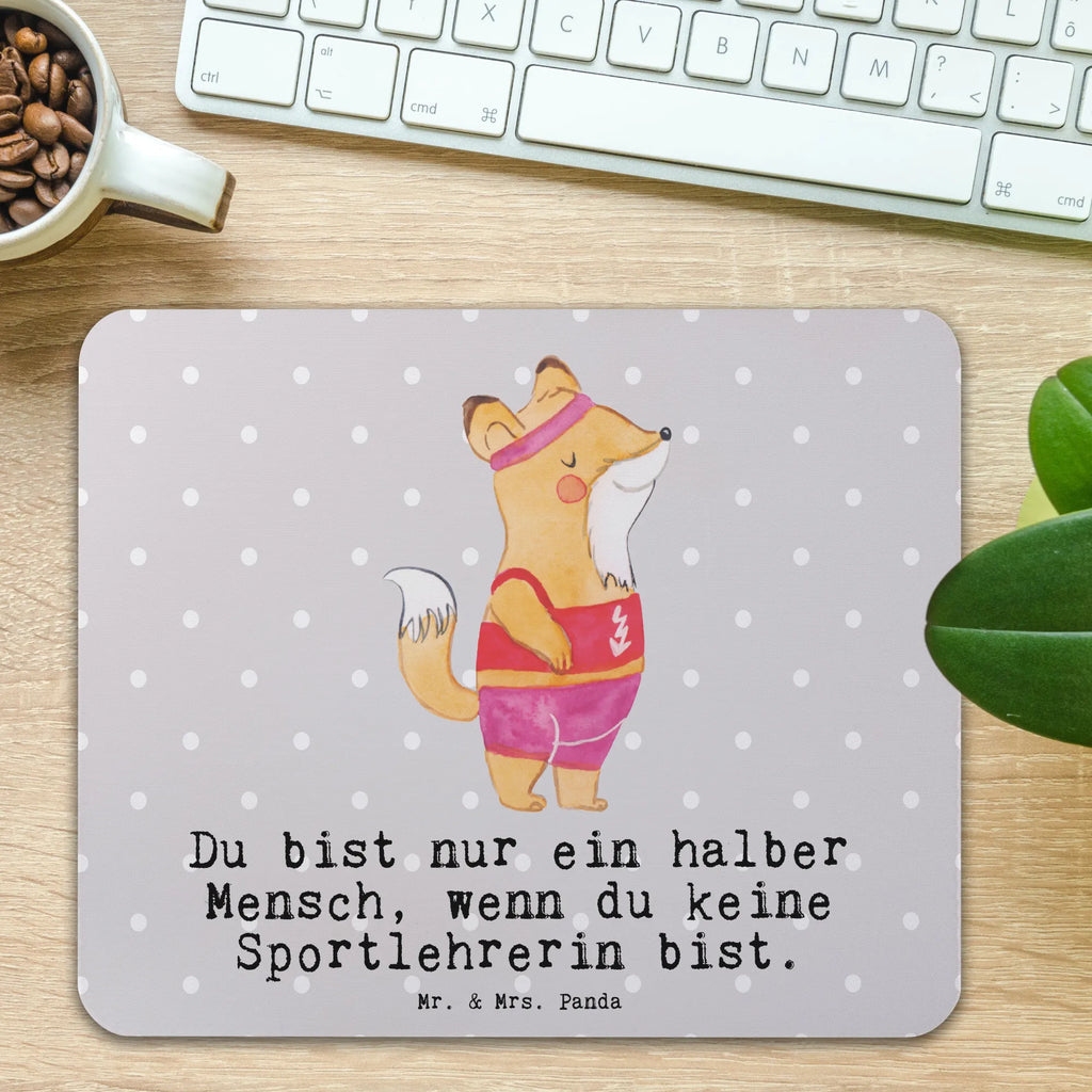 Mauspad Sportlehrerin mit Herz Mousepad, Computer zubehör, Büroausstattung, PC Zubehör, Arbeitszimmer, Mauspad, Einzigartiges Mauspad, Designer Mauspad, Mausunterlage, Mauspad Büro, Beruf, Ausbildung, Jubiläum, Abschied, Rente, Kollege, Kollegin, Geschenk, Schenken, Arbeitskollege, Mitarbeiter, Firma, Danke, Dankeschön