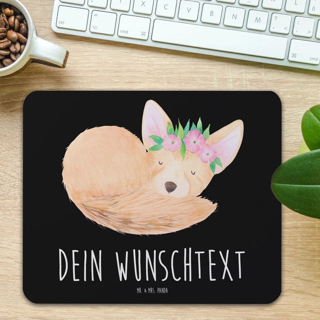 Personalisiertes Mauspad Wüstenfuchs Blumenkranz Personalisiertes Mousepad, Personalisiertes Mouse Pad, Personalisiertes Mauspad, Mauspad mit Namen, Mousepad mit Namen, Mauspad bedrucken, Mousepad bedrucken, Namensaufdruck, selbst bedrucken, Arbeitszimmer Geschenk, Büro Geschenk, Mouse Pad mit Namen, Selbst bedrucken, Individuelles Mauspad, Einzigartiges Mauspad, Mauspad mit Namen gestalten, Afrika, Wildtiere, Wüste, Wüstenfuchs, Blumen, Blumenkranz, Glücklich