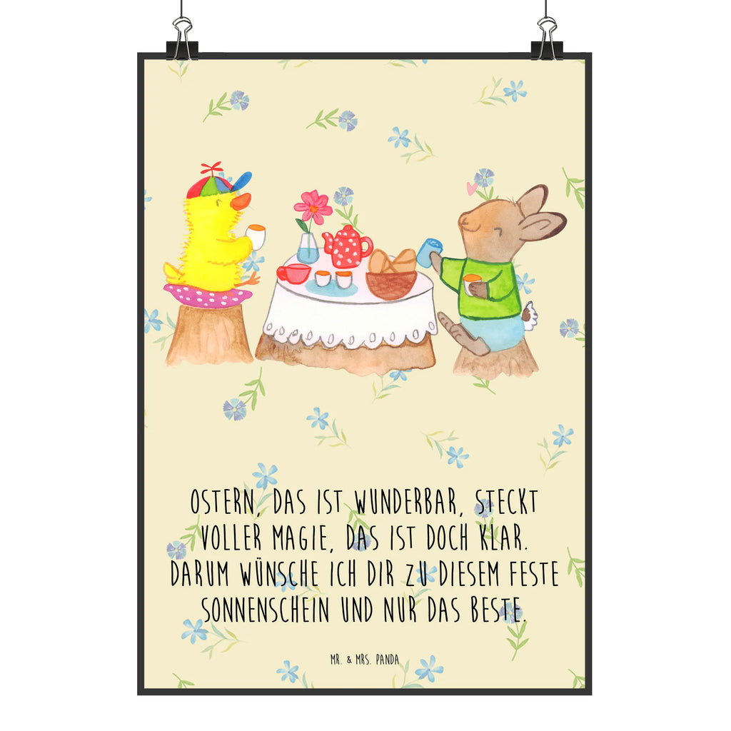 Poster Ostern Frühstück Poster, Wandposter, Bild, Wanddeko, Küchenposter, Kinderposter, Wanddeko Bild, Raumdekoration, Wanddekoration, Handgemaltes Poster, Mr. & Mrs. Panda Poster, Designposter, Kunstdruck, Posterdruck, Ostern, Osterhase, Ostergeschenke, Osternest, Osterdeko, Geschenke zu Ostern, Ostern Geschenk, Ostergeschenke Kinder, Ostern Kinder, Ostergrüße, Ostereier, Frühling, Frühlingsgefühle, Hase, Osterfrühstück, Frühstück, Picknick, Küken, Osterküken