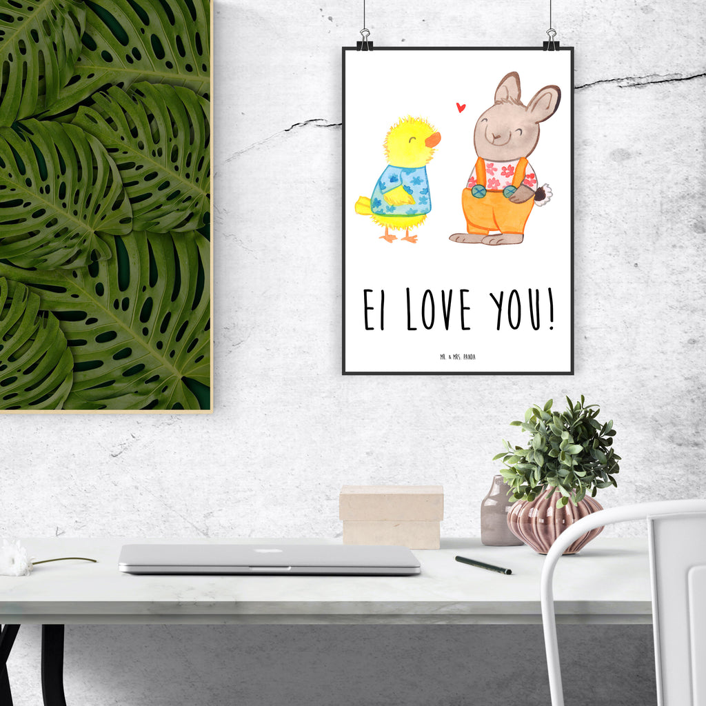 Poster Ostern Freundschaft Poster, Wandposter, Bild, Wanddeko, Küchenposter, Kinderposter, Wanddeko Bild, Raumdekoration, Wanddekoration, Handgemaltes Poster, Mr. & Mrs. Panda Poster, Designposter, Kunstdruck, Posterdruck, Ostern, Osterhase, Ostergeschenke, Osternest, Osterdeko, Geschenke zu Ostern, Ostern Geschenk, Ostergeschenke Kinder, Ostern Kinder, Ostergrüße, Ostereier, Frühling, Frühlingsgefühle, Hase, Liebe, Freundschaft, Liebesbeweis, Küken, Osterküken