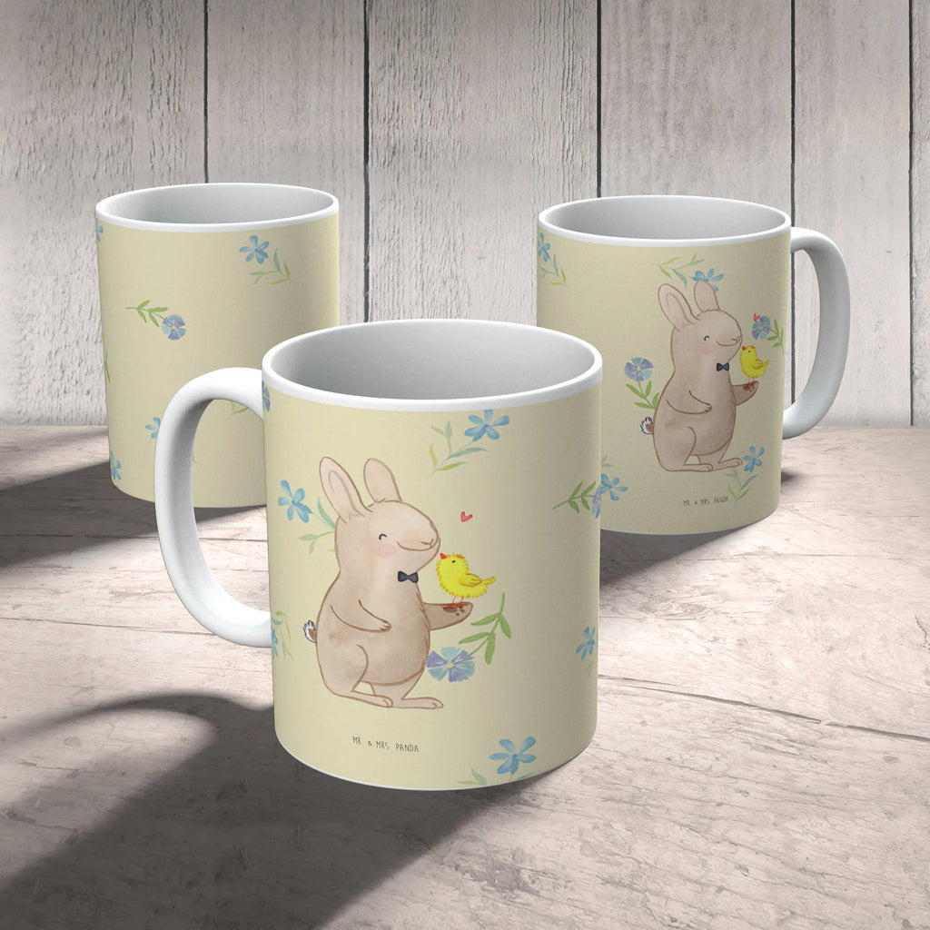 Tasse Hase mit Küken Tasse, Kaffeetasse, Teetasse, Becher, Kaffeebecher, Teebecher, Keramiktasse, Porzellantasse, Büro Tasse, Geschenk Tasse, Tasse Sprüche, Tasse Motive, Kaffeetassen, Tasse bedrucken, Designer Tasse, Cappuccino Tassen, Schöne Teetassen, Ostern, Osterhase, Ostergeschenke, Osternest, Osterdeko, Geschenke zu Ostern, Ostern Geschenk, Ostergeschenke Kinder, Ostern Kinder