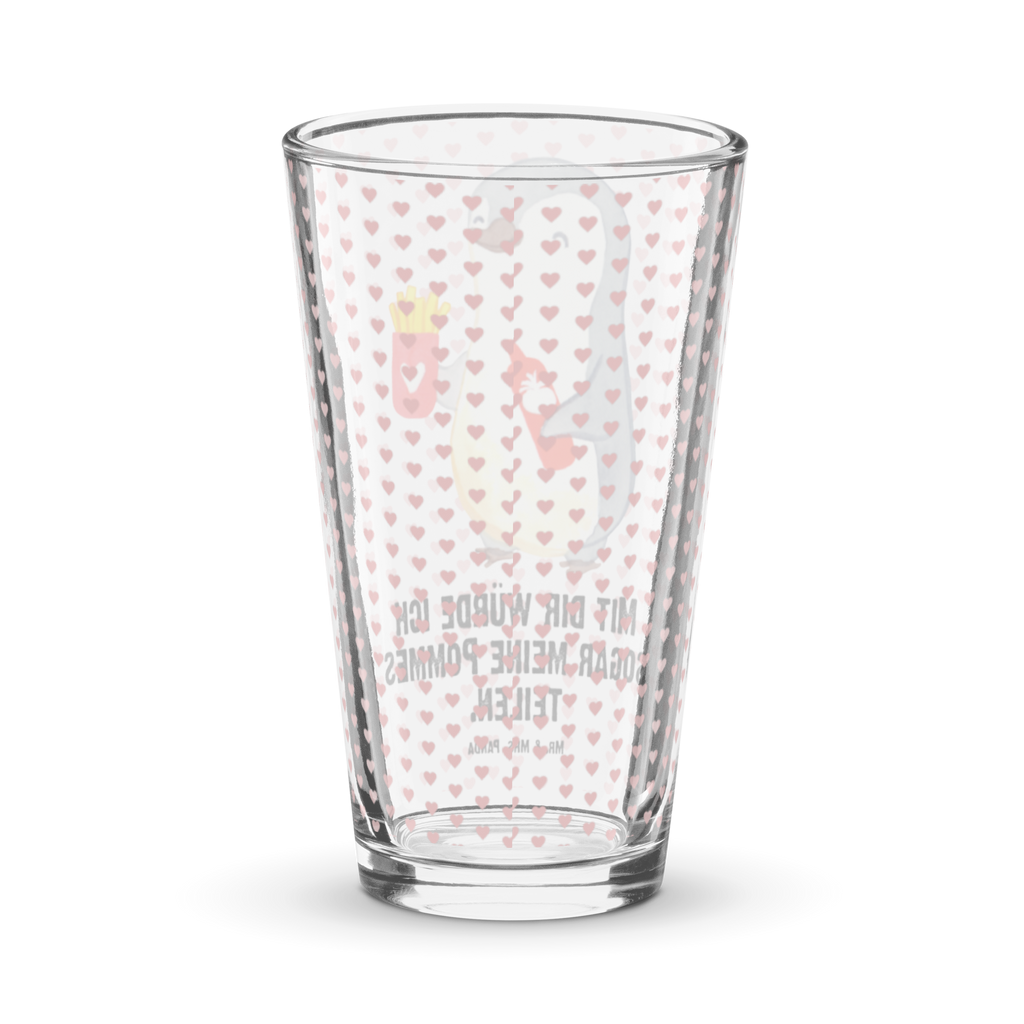 Premium Trinkglas Pinguin Pommes Trinkglas, Glas, Pint Glas, Bierglas, Cocktail Glas, Wasserglas, Liebe, Partner, Freund, Freundin, Ehemann, Ehefrau, Heiraten, Verlobung, Heiratsantrag, Liebesgeschenk, Jahrestag, Hocheitstag, Valentinstag, Geschenk für Frauen, Hochzeitstag, Mitbringsel, Geschenk für Freundin, Geschenk für Partner, Liebesbeweis, für Männer, für Ehemann