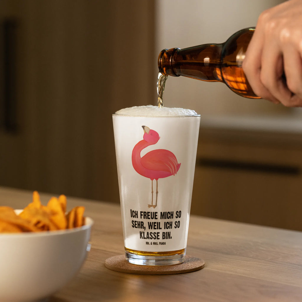 Premium Trinkglas Flamingo stolz Trinkglas, Glas, Pint Glas, Bierglas, Cocktail Glas, Wasserglas, Flamingo, stolz, Freude, Selbstliebe, Selbstakzeptanz, Freundin, beste Freundin, Tochter, Mama, Schwester