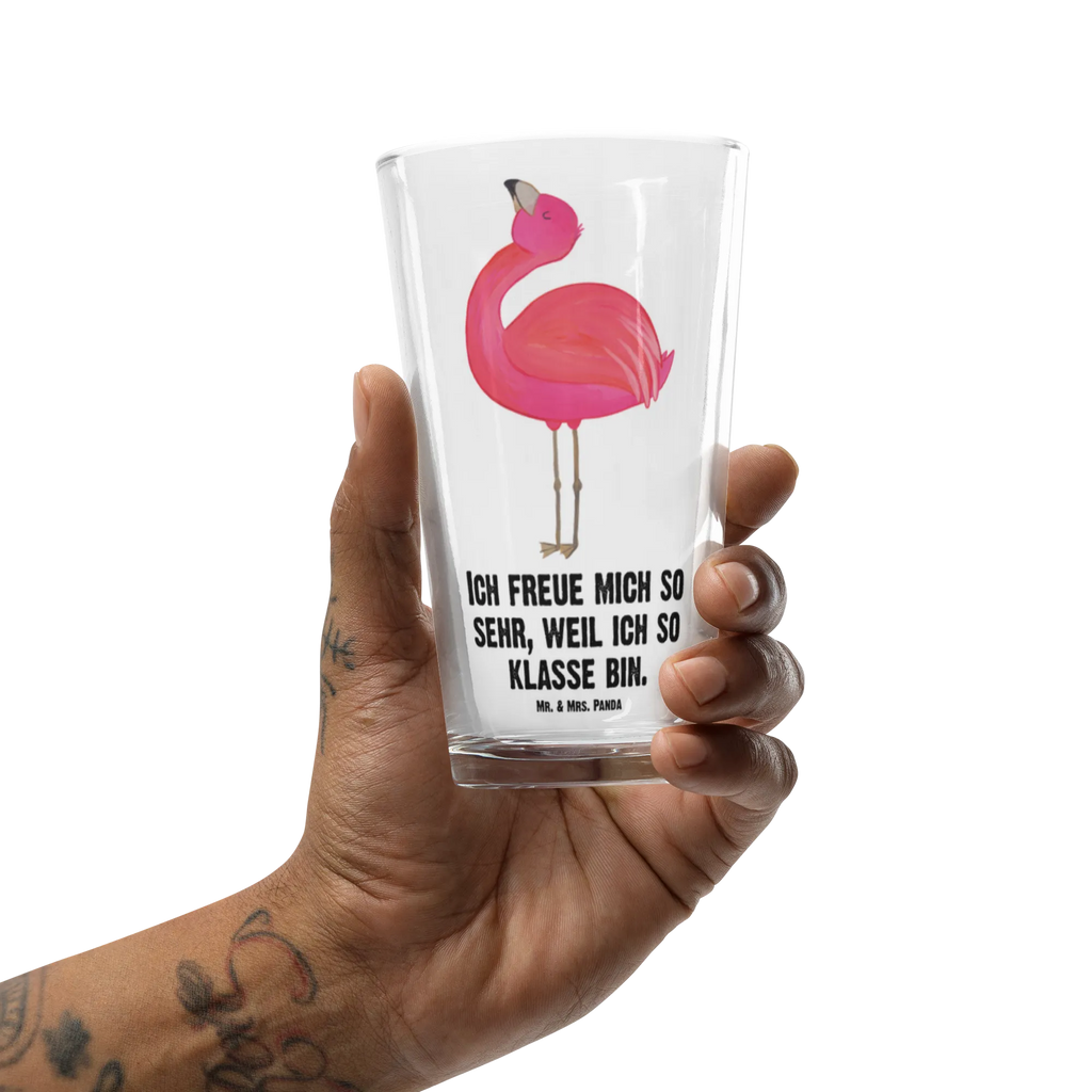 Premium Trinkglas Flamingo stolz Trinkglas, Glas, Pint Glas, Bierglas, Cocktail Glas, Wasserglas, Flamingo, stolz, Freude, Selbstliebe, Selbstakzeptanz, Freundin, beste Freundin, Tochter, Mama, Schwester