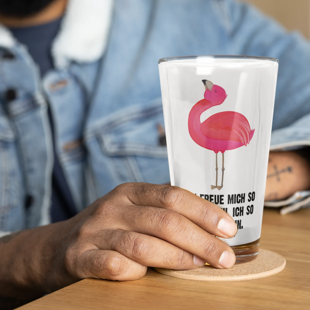 Premium Trinkglas Flamingo stolz Trinkglas, Glas, Pint Glas, Bierglas, Cocktail Glas, Wasserglas, Flamingo, stolz, Freude, Selbstliebe, Selbstakzeptanz, Freundin, beste Freundin, Tochter, Mama, Schwester