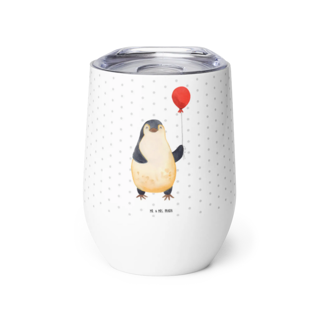 Weinbecher Pinguin Luftballon Weinbecher, Glühwein Becher, Heißgetränke, Trinkbecher, Weinkelch, Weingläser, hochwertiger Weinbecher, Weinbecher Reisen, Weinbecher unterwegs, Thermobecher, Glühweinbecher, Pinguin, Pinguine, Luftballon, Tagträume, Lebenslust, Geschenk Freundin, Geschenkidee, beste Freundin, Motivation, Neustart, neues Leben, Liebe, Glück