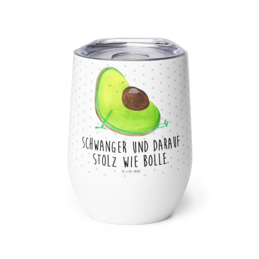 Weinbecher Avocado schwanger Weinbecher, Glühwein Becher, Heißgetränke, Trinkbecher, Weinkelch, Weingläser, hochwertiger Weinbecher, Weinbecher Reisen, Weinbecher unterwegs, Thermobecher, Glühweinbecher, Avocado, Veggie, Vegan, Gesund, schwanger, Schwangerschaft, Babyparty, Babyshower