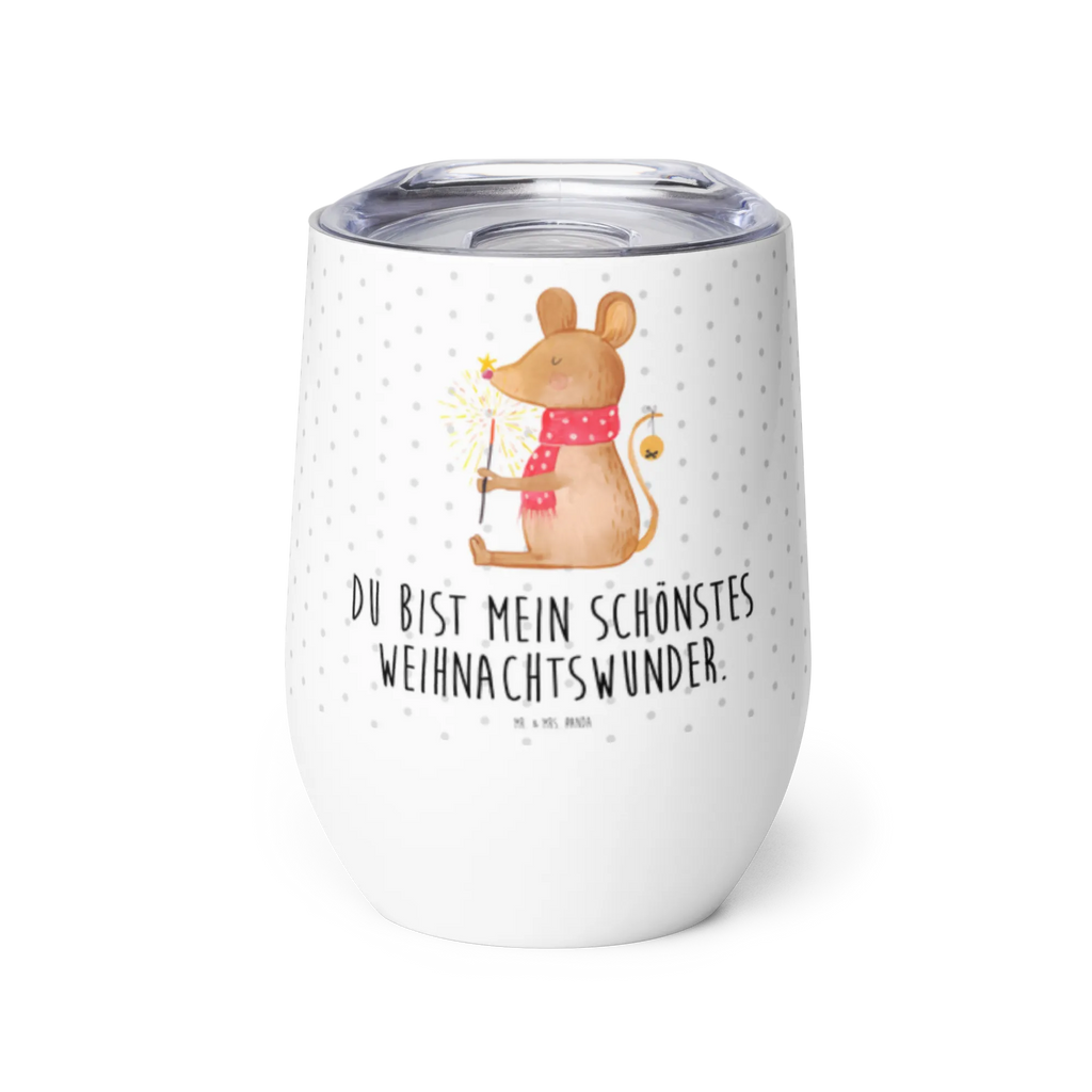 Weinbecher Weihnachtsmaus Weinbecher, Glühwein Becher, Heißgetränke, Trinkbecher, Weinkelch, Weingläser, hochwertiger Weinbecher, Weinbecher Reisen, Weinbecher unterwegs, Thermobecher, Glühweinbecher, Winter, Weihnachten, Weihnachtsdeko, Nikolaus, Advent, Heiligabend, Wintermotiv, Frohe Weihnachten, Weihnachtsgruß, Weihnachtsmotiv, Maus, Mäuschen, Weihnachtswunder