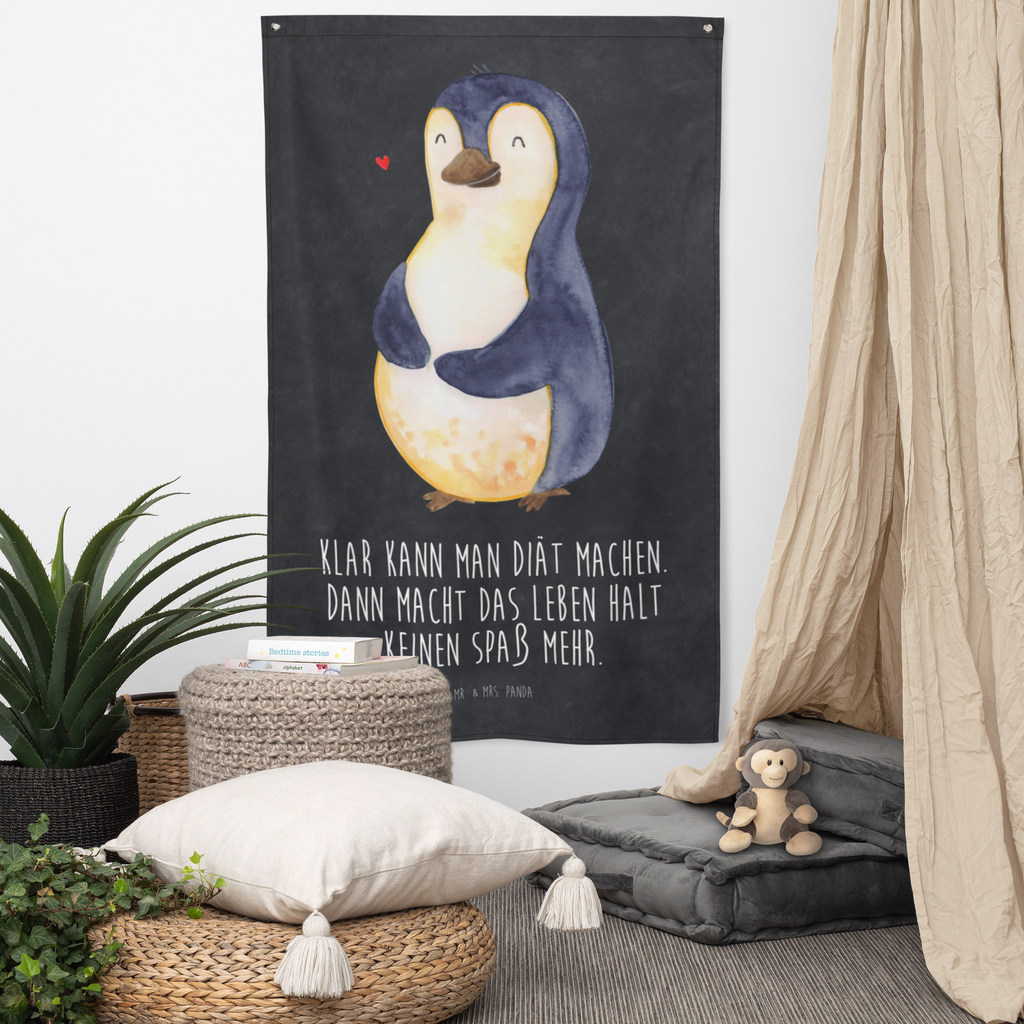 Wandteppich Pinguin Diät Wandbehang, Dekoration, Boho, Wandteppich, Wandtuch, Wanddeko, Tapisserie, Tapestry, Wandbild, Textil-Kunst, Schmuck-Wandbehang, Wand Deko, Kinderzimmer, Kinderzimmer Wand, Kinderzimmer Deko, Kinderzimmer Wanddeko, Pinguin, Pinguine, Diät, Abnehmen, Abspecken, Gewicht, Motivation, Selbstliebe, Körperliebe, Selbstrespekt