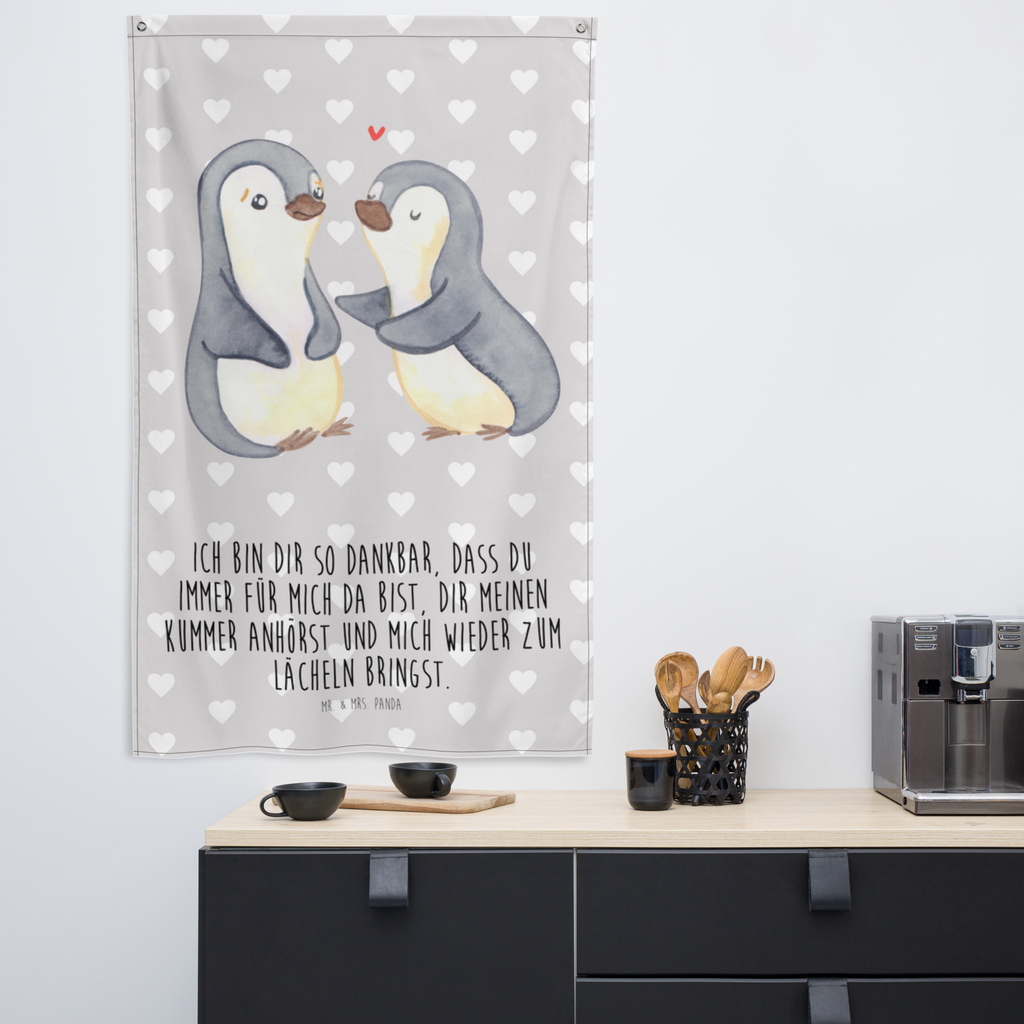 Wandteppich Pinguine trösten Wandbehang, Dekoration, Boho, Wandteppich, Wandtuch, Wanddeko, Tapisserie, Tapestry, Wandbild, Textil-Kunst, Schmuck-Wandbehang, Wand Deko, Kinderzimmer, Kinderzimmer Wand, Kinderzimmer Deko, Kinderzimmer Wanddeko, Liebe, Partner, Freund, Freundin, Ehemann, Ehefrau, Heiraten, Verlobung, Heiratsantrag, Liebesgeschenk, Jahrestag, Hocheitstag, Valentinstag, Geschenk für Frauen, Hochzeitstag, Mitbringsel, Geschenk für Freundin, Geschenk für Partner, Liebesbeweis, für Männer, für Ehemann