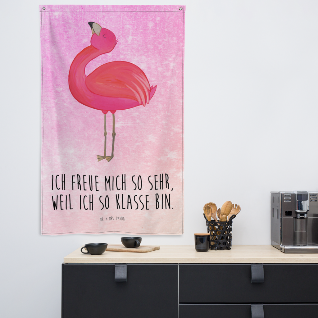 Wandteppich Flamingo stolz Wandbehang, Dekoration, Boho, Wandteppich, Wandtuch, Wanddeko, Tapisserie, Tapestry, Wandbild, Textil-Kunst, Schmuck-Wandbehang, Wand Deko, Kinderzimmer, Kinderzimmer Wand, Kinderzimmer Deko, Kinderzimmer Wanddeko, Flamingo, stolz, Freude, Selbstliebe, Selbstakzeptanz, Freundin, beste Freundin, Tochter, Mama, Schwester