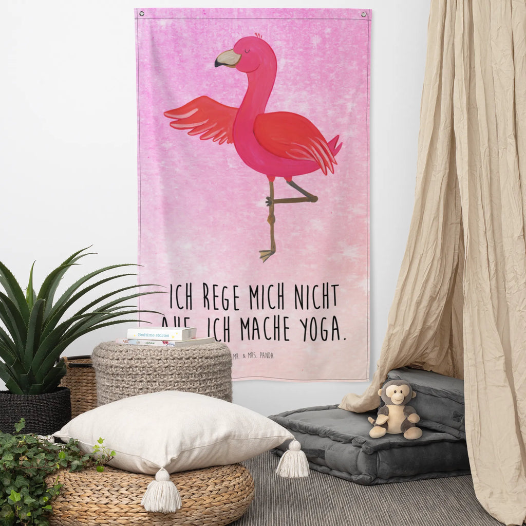 Wandteppich Flamingo Yoga Wandbehang, Dekoration, Boho, Wandteppich, Wandtuch, Wanddeko, Tapisserie, Tapestry, Wandbild, Textil-Kunst, Schmuck-Wandbehang, Wand Deko, Kinderzimmer, Kinderzimmer Wand, Kinderzimmer Deko, Kinderzimmer Wanddeko, Flamingo, Vogel, Yoga, Namaste, Achtsamkeit, Yoga-Übung, Entspannung, Ärger, Aufregen, Tiefenentspannung