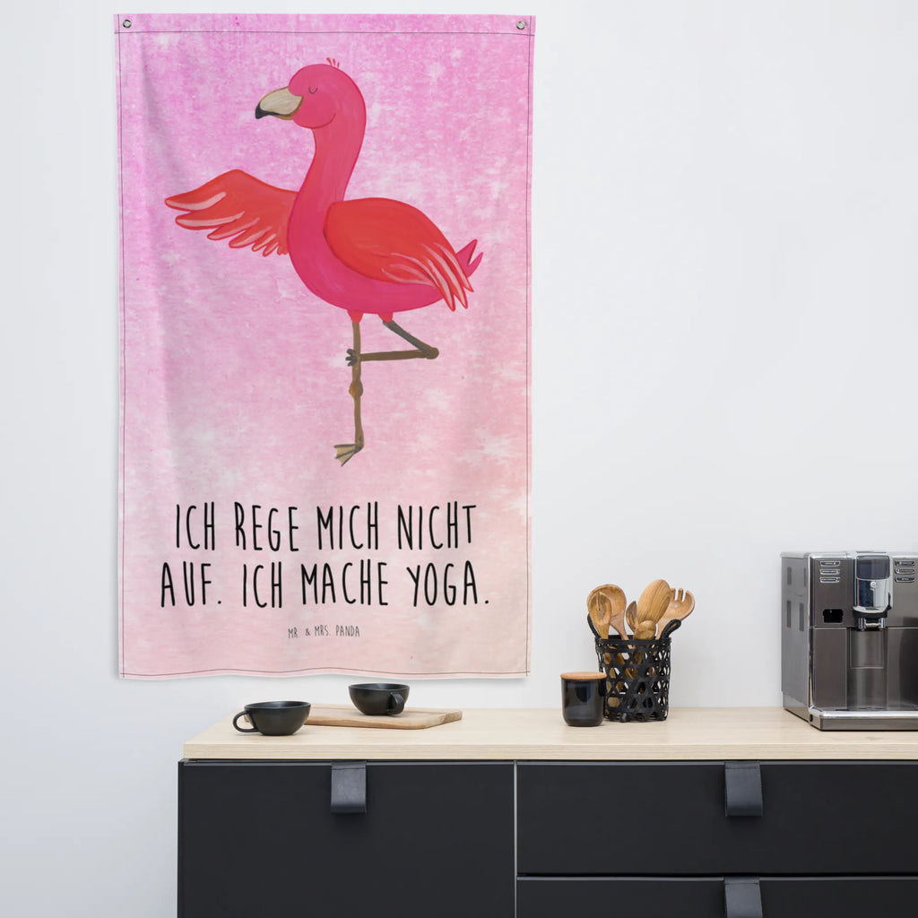 Wandteppich Flamingo Yoga Wandbehang, Dekoration, Boho, Wandteppich, Wandtuch, Wanddeko, Tapisserie, Tapestry, Wandbild, Textil-Kunst, Schmuck-Wandbehang, Wand Deko, Kinderzimmer, Kinderzimmer Wand, Kinderzimmer Deko, Kinderzimmer Wanddeko, Flamingo, Vogel, Yoga, Namaste, Achtsamkeit, Yoga-Übung, Entspannung, Ärger, Aufregen, Tiefenentspannung