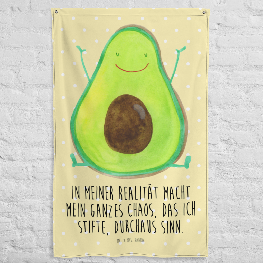 Wandteppich Avocado Happy Wandbehang, Dekoration, Boho, Wandteppich, Wandtuch, Wanddeko, Tapisserie, Tapestry, Wandbild, Textil-Kunst, Schmuck-Wandbehang, Wand Deko, Kinderzimmer, Kinderzimmer Wand, Kinderzimmer Deko, Kinderzimmer Wanddeko, Avocado, Veggie, Vegan, Gesund, Chaos