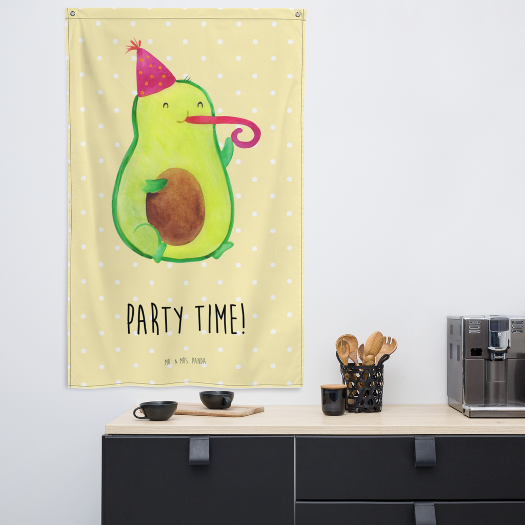 Wandteppich Avocado Party Time Wandbehang, Dekoration, Boho, Wandteppich, Wandtuch, Wanddeko, Tapisserie, Tapestry, Wandbild, Textil-Kunst, Schmuck-Wandbehang, Wand Deko, Kinderzimmer, Kinderzimmer Wand, Kinderzimmer Deko, Kinderzimmer Wanddeko, Avocado, Veggie, Vegan, Gesund