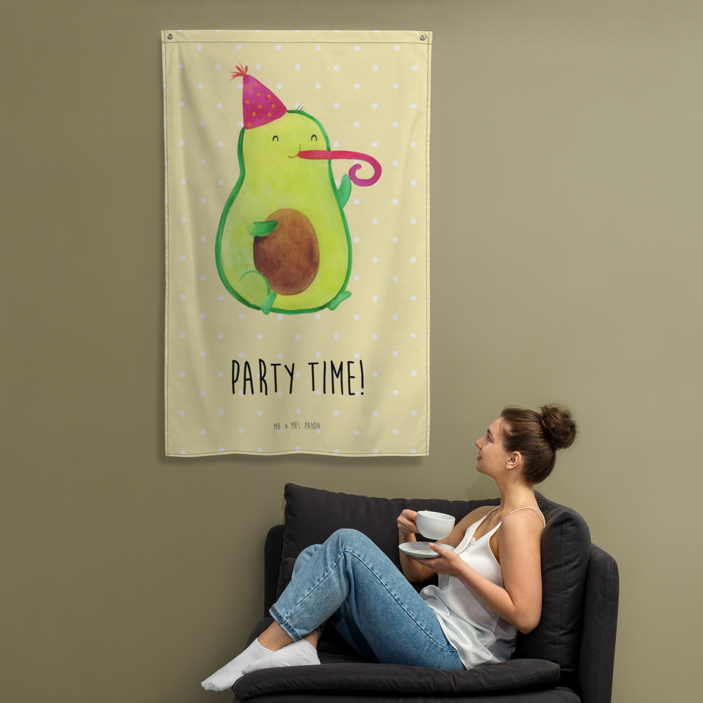 Wandteppich Avocado Party Time Wandbehang, Dekoration, Boho, Wandteppich, Wandtuch, Wanddeko, Tapisserie, Tapestry, Wandbild, Textil-Kunst, Schmuck-Wandbehang, Wand Deko, Kinderzimmer, Kinderzimmer Wand, Kinderzimmer Deko, Kinderzimmer Wanddeko, Avocado, Veggie, Vegan, Gesund