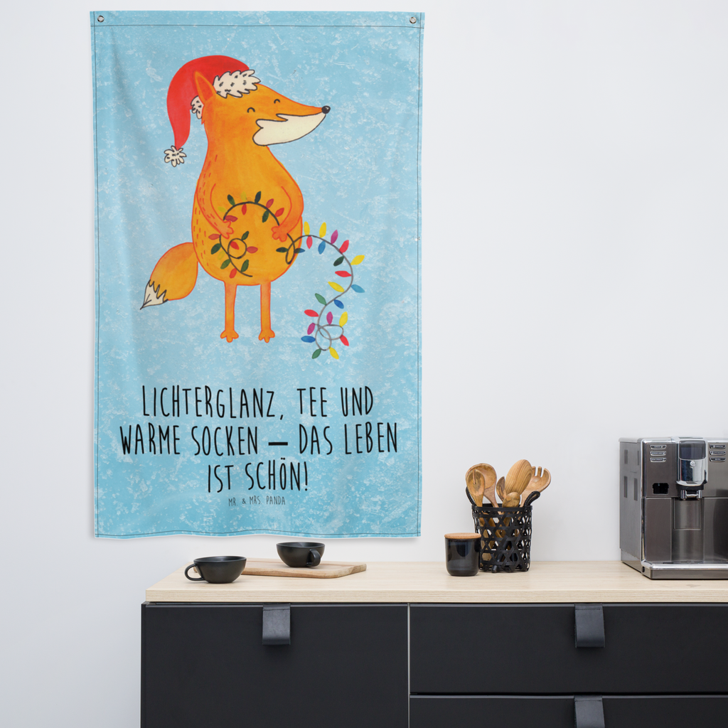 Wandteppich Fuchs Weihnachten Wandbehang, Dekoration, Boho, Wandteppich, Wandtuch, Wanddeko, Tapisserie, Tapestry, Wandbild, Textil-Kunst, Schmuck-Wandbehang, Wand Deko, Kinderzimmer, Kinderzimmer Wand, Kinderzimmer Deko, Kinderzimmer Wanddeko, Winter, Weihnachten, Weihnachtsdeko, Nikolaus, Advent, Heiligabend, Wintermotiv, Fuchs, Füchse, Spruch schön, Geschenk Weihnachten, Weihnachtsmann, Weihnachtszeit