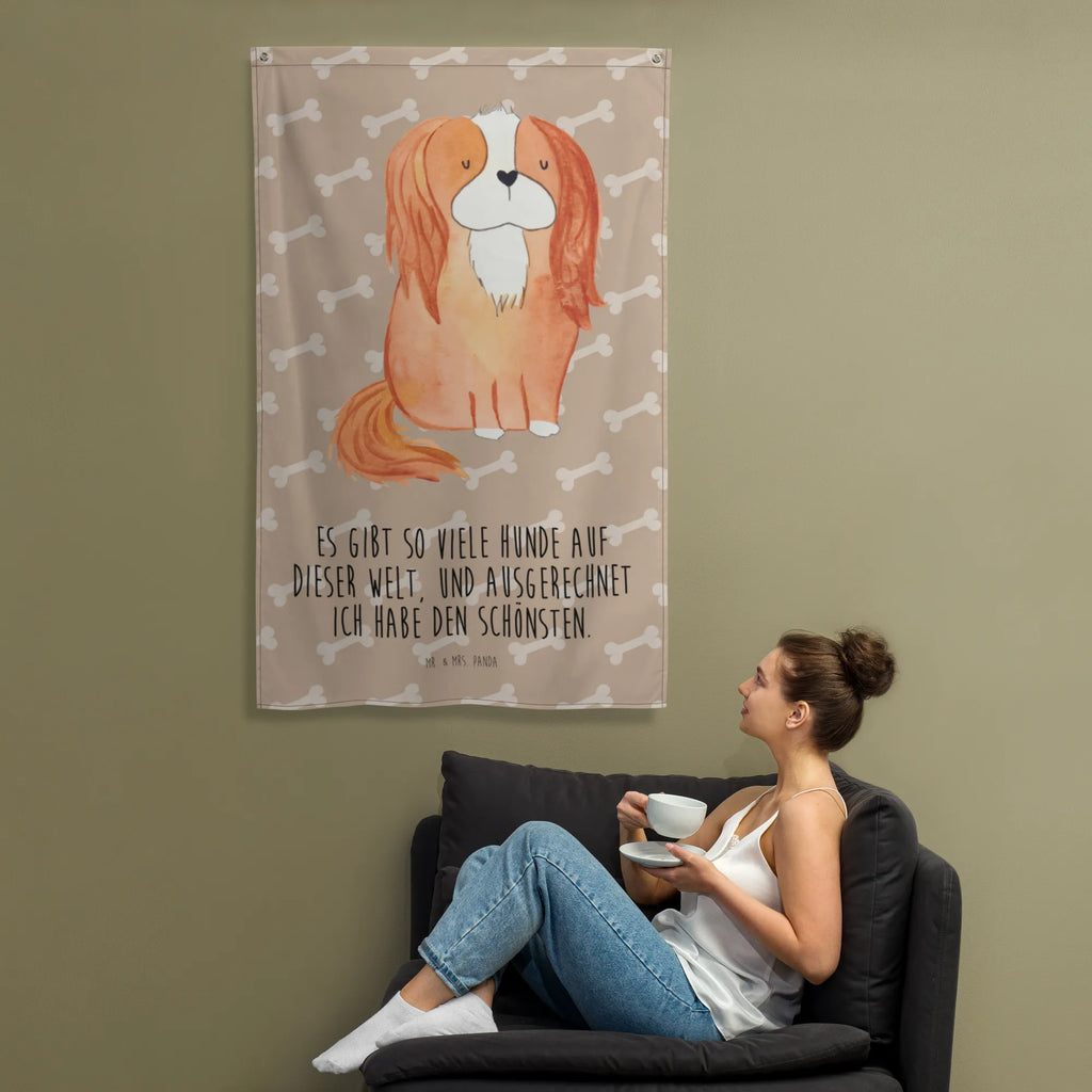 Wandteppich Cavalier King Charles Spaniel Wandbehang, Dekoration, Boho, Wandteppich, Wandtuch, Wanddeko, Tapisserie, Tapestry, Wandbild, Textil-Kunst, Schmuck-Wandbehang, Wand Deko, Kinderzimmer, Kinderzimmer Wand, Kinderzimmer Deko, Kinderzimmer Wanddeko, Hund, Hundemotiv, Haustier, Hunderasse, Tierliebhaber, Hundebesitzer, Sprüche, Cavalier King Charles Spaniel, Cockerspaniel, Spaniel, Spruch, schönster Hund