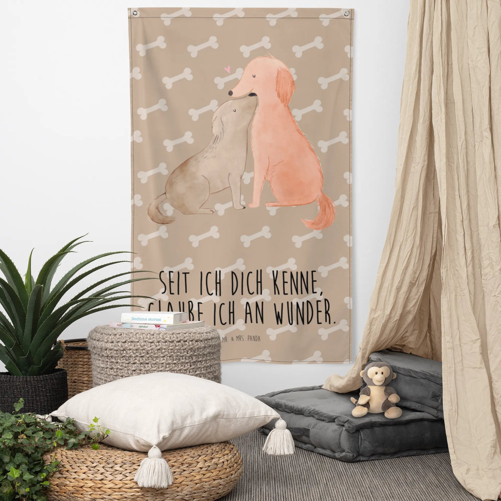 Wandteppich Hunde Liebe Wandbehang, Dekoration, Boho, Wandteppich, Wandtuch, Wanddeko, Tapisserie, Tapestry, Wandbild, Textil-Kunst, Schmuck-Wandbehang, Wand Deko, Kinderzimmer, Kinderzimmer Wand, Kinderzimmer Deko, Kinderzimmer Wanddeko, Hund, Hundemotiv, Haustier, Hunderasse, Tierliebhaber, Hundebesitzer, Sprüche, Liebe, Hund. Hunde, Kuss, Vertrauen, Kuscheln, Herz