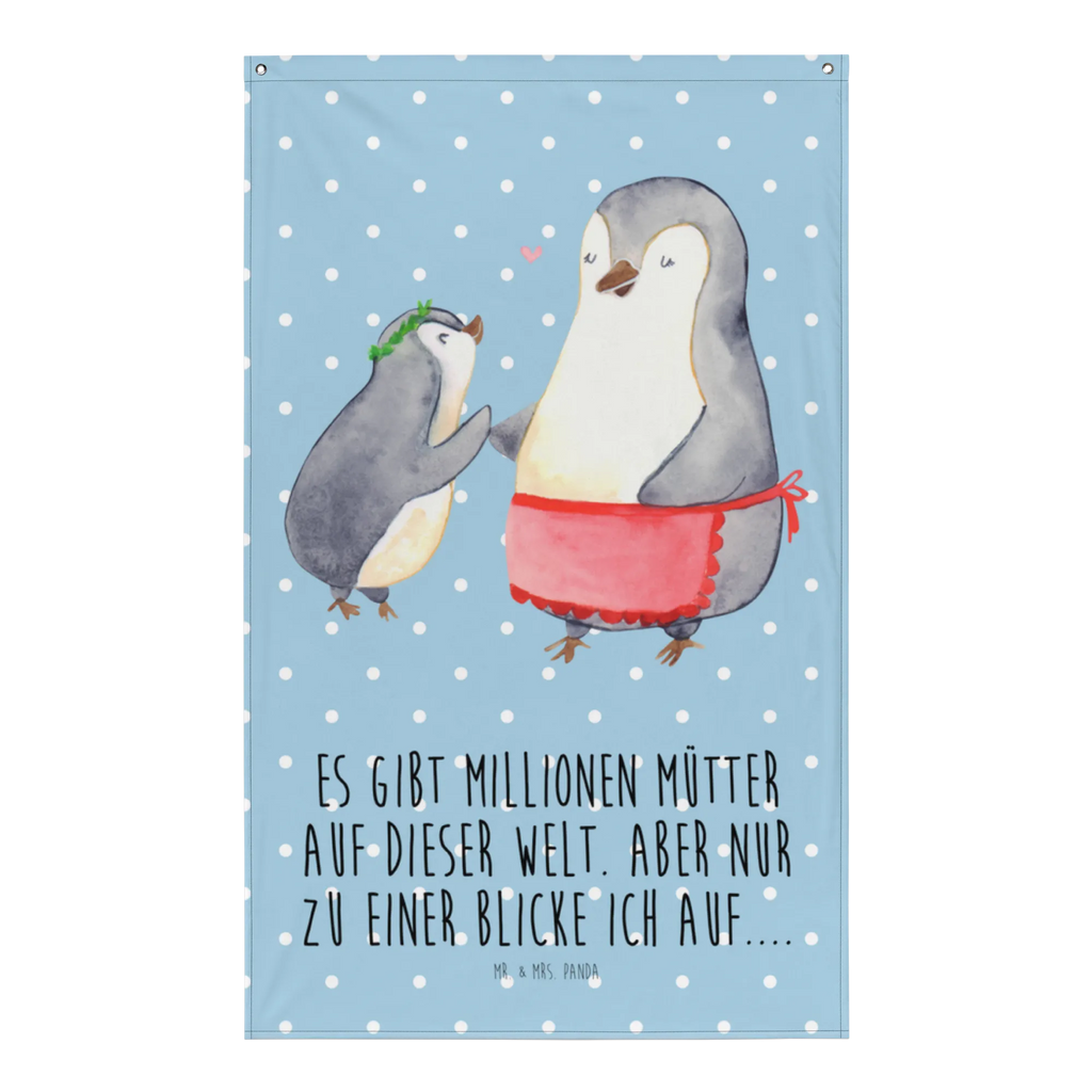 Wandteppich Pinguin mit Kind Wandbehang, Dekoration, Boho, Wandteppich, Wandtuch, Wanddeko, Tapisserie, Tapestry, Wandbild, Textil-Kunst, Schmuck-Wandbehang, Wand Deko, Kinderzimmer, Kinderzimmer Wand, Kinderzimmer Deko, Kinderzimmer Wanddeko, Familie, Vatertag, Muttertag, Bruder, Schwester, Mama, Papa, Oma, Opa, Geschenk, Mami, Mutti, Mutter, Geburststag