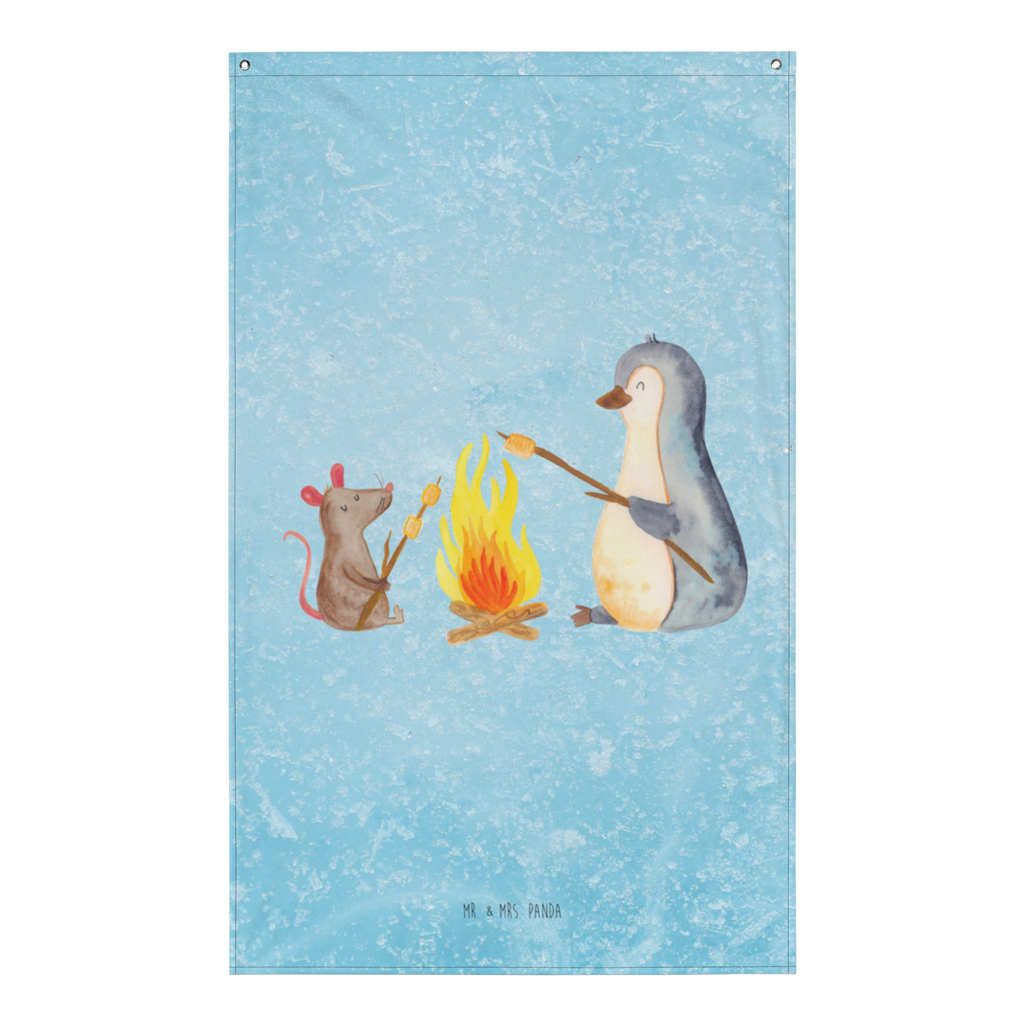 Wandteppich Pinguin Lagerfeuer Wandbehang, Dekoration, Boho, Wandteppich, Wandtuch, Wanddeko, Tapisserie, Tapestry, Wandbild, Textil-Kunst, Schmuck-Wandbehang, Wand Deko, Kinderzimmer, Kinderzimmer Wand, Kinderzimmer Deko, Kinderzimmer Wanddeko, Pinguin, Maus, Pinguine, Lagerfeuer, Leben, Arbeit, Job, Motivation, Büro, Büroalltag, Lebensspruch, Lebensmotivation, Neustart, Liebe, grillen, Feuer, Marshmallows