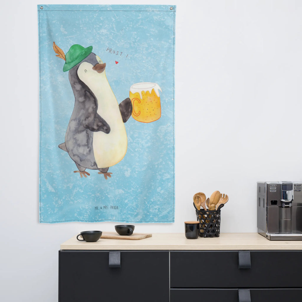 Wandteppich Pinguin Bier Wandbehang, Dekoration, Boho, Wandteppich, Wandtuch, Wanddeko, Tapisserie, Tapestry, Wandbild, Textil-Kunst, Schmuck-Wandbehang, Wand Deko, Kinderzimmer, Kinderzimmer Wand, Kinderzimmer Deko, Kinderzimmer Wanddeko, Pinguin, Pinguine, Bier, Oktoberfest