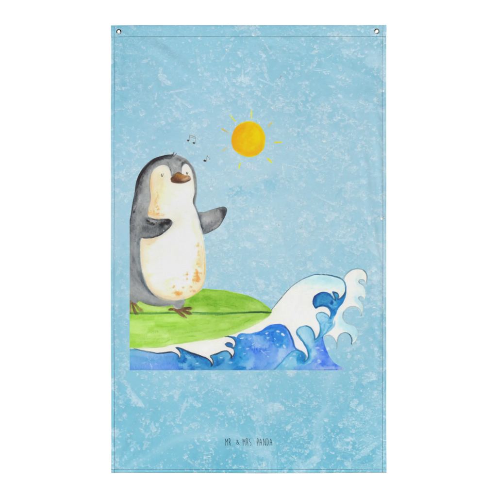 Wandteppich Pinguin Surfer Wandbehang, Dekoration, Boho, Wandteppich, Wandtuch, Wanddeko, Tapisserie, Tapestry, Wandbild, Textil-Kunst, Schmuck-Wandbehang, Wand Deko, Kinderzimmer, Kinderzimmer Wand, Kinderzimmer Deko, Kinderzimmer Wanddeko, Pinguin, Pinguine, surfen, Surfer, Hawaii, Urlaub, Wellen, Wellen reiten, Portugal